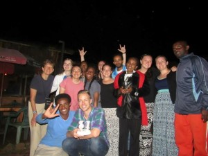 Birthday celebration for Greg from Visions Global Empowerment