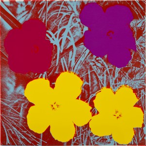 Flowers, 1970, screenprint, extra, out of edition. Designated for research and educational purposes only. © The Andy Warhol Foundation for the Visual Arts, Inc. 