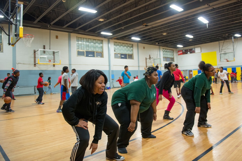 La'Ema Vanterpool '07 (left) began working at Youth Mission Outreach in 2006 when fellow alum and YMO staffer Michelle Dancey '07 asked her to come teach kids how to dance.