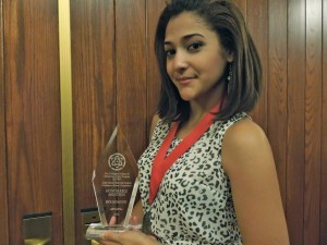 Maria winning award