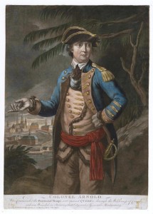 A print of Arnold after the Quebec campaign of 1775/76