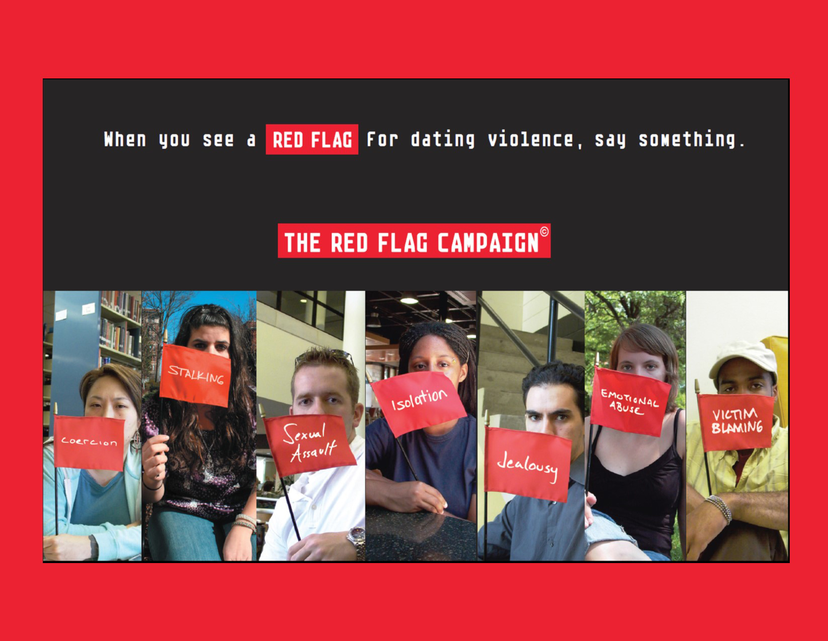 New campaign calls attention to “Red Flags” for dating violence – SUNY New  Paltz News