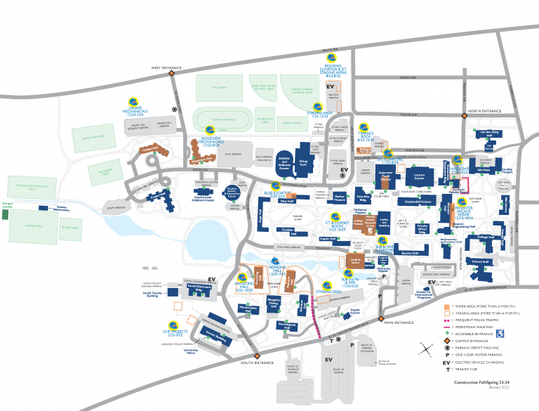 Plan ahead! Information about 2023-24 campus construction projects ...